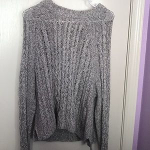 Cable knit sweater